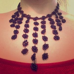 Flower beaded necklace 🌸